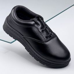 Pine Kids Laced Up  School Shoes  - Black-picture-6