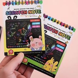 MIHAR ESSENTIALS Magic Scratch Notebook/Diary - Pack of 1-6