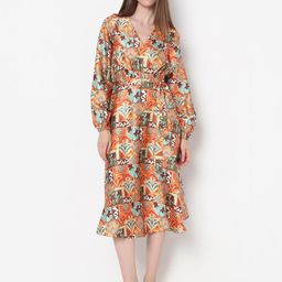 Vero Moda Women Floral Printed Fit & Flare Midi Dress-picture-13