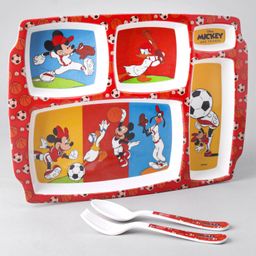 Mickey Mouse and Friends 5 Partition Plate - Multicolour image 2