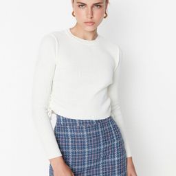 Trendyol Checked Pencil Mini Skirts-picture-10