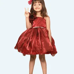Modish One Shoulder Fit & Flare Dress-picture-32