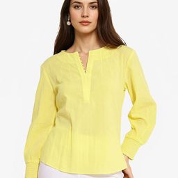 RAREISM Round Neck Cotton Top-image-71