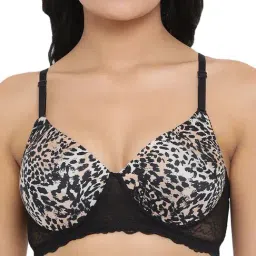 Clovia Black Non Wired Padded T-Shirt Bra-34