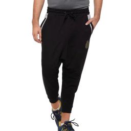 Globus Black Slim Fit Cotton Joggers-image-53