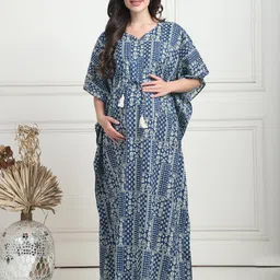 Secret Wish Printed Maxi Nightdress-image-51