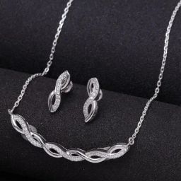 Clara Twist 92.5 Sterling Silver Pendant Set-image-68
