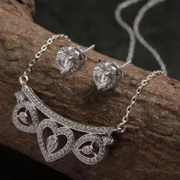 Clara Eden 92.5 Sterling Silver Pendant Set-picture-8