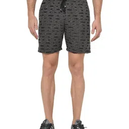Vimal Jonney Black Self Design Shorts-image-77
