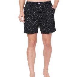 UnderJeans by Spykar Black Printed Boxers-image-16