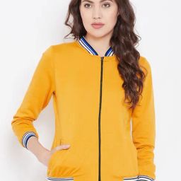 Belle Fille Yellow Regular Fit Jacket-image-10