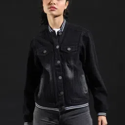 Campus Sutra Black Regular Fit Jacket-picture-20