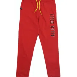 Allen Solly Kids Red Cotton Printed Track Pants-image-89