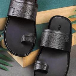Metro Men's Black Toe Ring Sandals-image-22