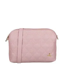 Mochi Peach Textured Medium Sling Handbag-18