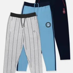 HELLCAT Multicolor Solid Trackpants (Pack Of 3)-picture-33