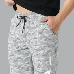 Van Heusen Sport Regular Fit Drawstring Waist Ultra Soft Allover Camo Print Knit Shorts - Grey-picture-38
