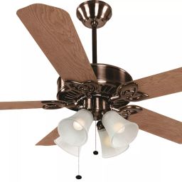 Orient Subaris With Underlight Antique Copper Oakwood Blade 1300 mm Ceiling Fan-image-81