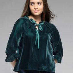 SHAYE Green Solid Top-picture-30