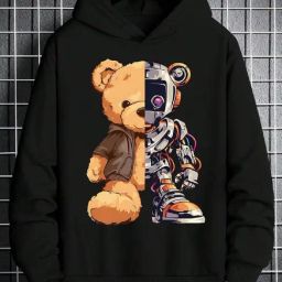 Bolly Lounge Boys Black Cotton Regular Fit Printed Sweatshirt-image-18