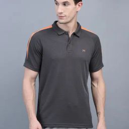 Force NXT Grey Regular Fit Sports Polo-image-98