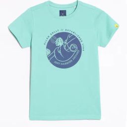 Allen Solly Junior Kids Green Printed T-Shirt-picture-39