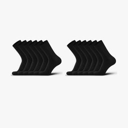 MUKHAKSH Unisex Black Socks-image-47