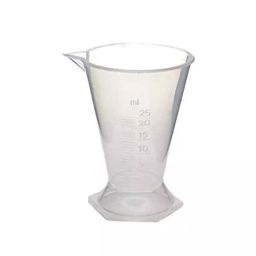 MAURYA SCIENTIFIC Plastic Measuring Beaker Capacity 25 ml-20