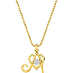 Kisna Diamond & Gold Jewellery 18k Alaia Diamond Pendant-image-11