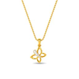 Kisna Diamond & Gold Jewellery 14k Happy Butterfly Pendant-picture-40