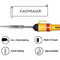 Fadman 5 In 1 Soldering Iron Bundle Set Copper, Iron & Nickle Corded 25 W image 5