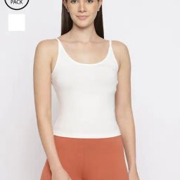 La Intimo Cream Timeless Style Camisole (Pack of 2)-image-59