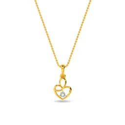 Kisna Diamond & Gold Jewellery 18k Heart Diamond Pendant-picture-31