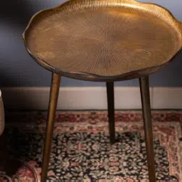S. G. Home Metal Zig Zag Dye Table-image-3