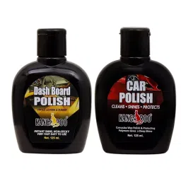 Kangaroo 125 ml Each Car & Dashboard Polish with Two Foam Pads, CP_DB_125-1