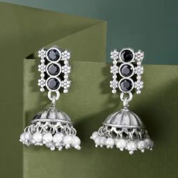 Fabindia Metal Jhumki Earrings for Women-image-59