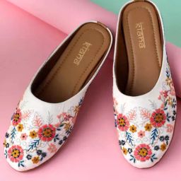 Kiana Women's White Mule Shoes-image-55