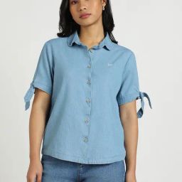Lee Light Blue Casual Shirt-picture-11