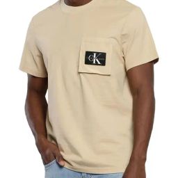 Calvin Klein Warm Sand Cotton Relaxed Fit T-Shirt-picture-39