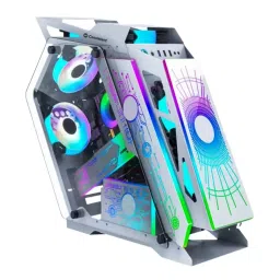 Consistent Destroyer Gaming Cabinet Silver Supports Micro ATX/Mini-ITX Motherboard, CIG2012-image-67
