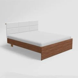 Godrej Interio Chocolate Morf White Engineered Wood King Bed without Storage-image-83