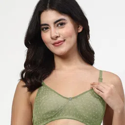 LILY Itida Pack Of 4 Printed Full Coverage Seamless Non Padded T Shirt Bra image 5