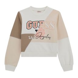GUESS Girls Colourblocked Round Neck Long Sleeves Pullover Sweatshirt-picture-13