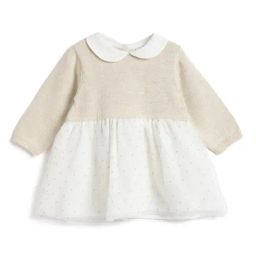 Chicco Girls Light Natural Regular Fit Printed Dress-picture-30