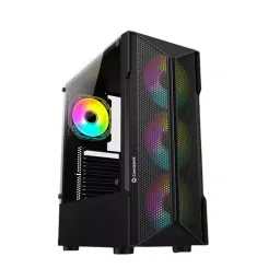 Consistent Neon Gaming Cabinet Black Supports Micro ATX/Mini ATX/ATX Motherboard, CIG2002-image-70