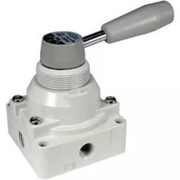 SMC Manual 3 Position Closed Center Pneumatic Control Valve VHK Series, G 3/8, 3/8 inch, VH310-F03-picture-7