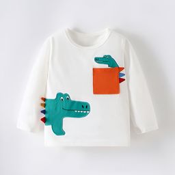 LULU & SKY Boys Pockets T-shirt-image-36