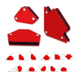 A.D INTERNATIONAL Multi Angle Magnetic Welding Holder Clamps Set with 2 x 3 inch Arrow Type, 2 x Triangle Type, and 2 x Mini Type, 100-CS-115 (Set of 6) image 3