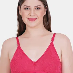 Reveira Non Padded Medium Coverage Self Design Jaquard Everyday Bra With All Day Comfort-image-20