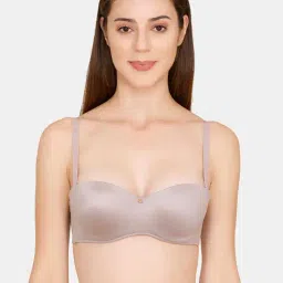 Zivame Grey Under Wired Padded Full Coverage Bra-picture-20